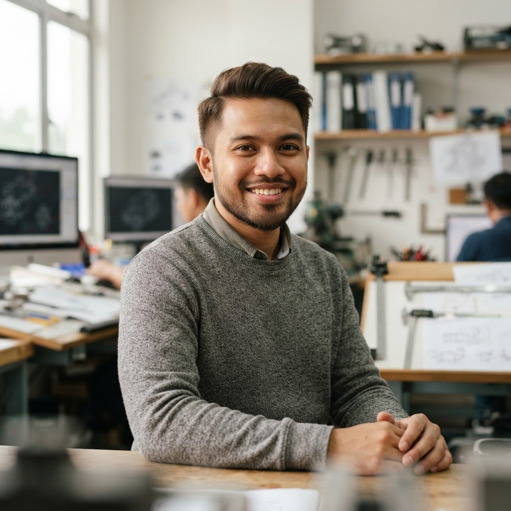 Instructor at Kolej Vokasional Petaling Jaya, teaching Mechanical Design